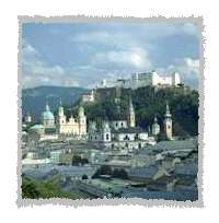 Blick ber die Stadt Salzburg